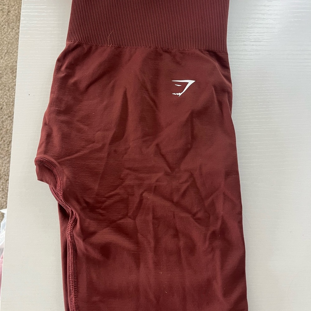 Burgundy Brown Everday Seamless Gymshark Leggings